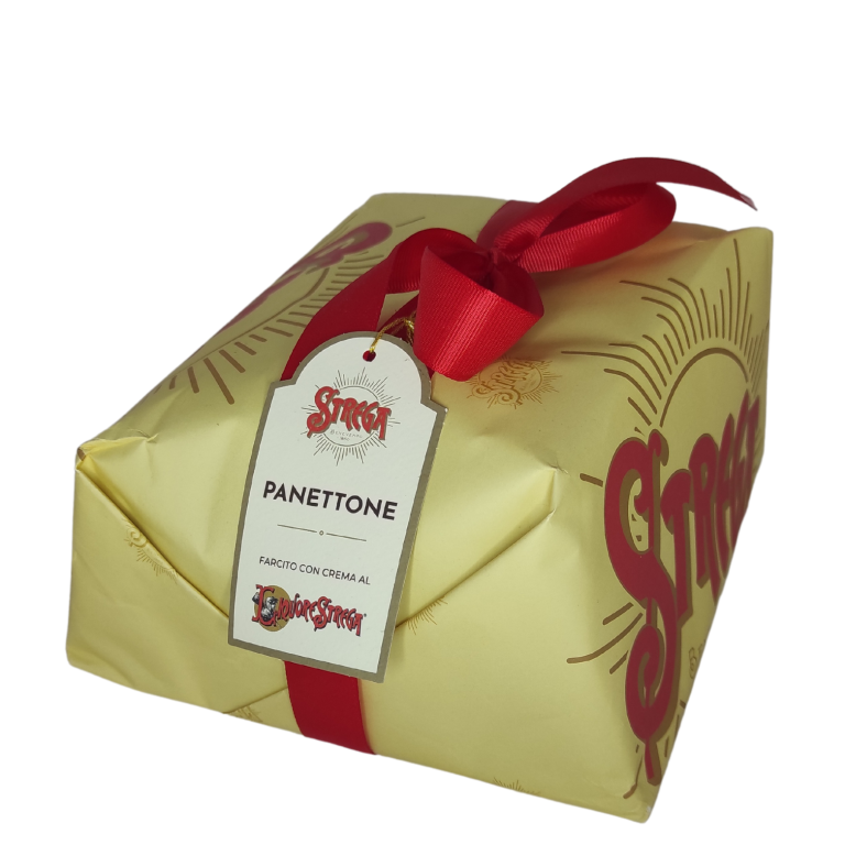 panettone con crema strega